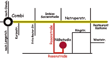 Standort IM-Nhstudio Inge Mangler, nderungsschneiderei, 49170 Hagen a.T.W.